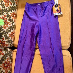 Eggplant Purple Spandex Leggings- NWT Size Medium